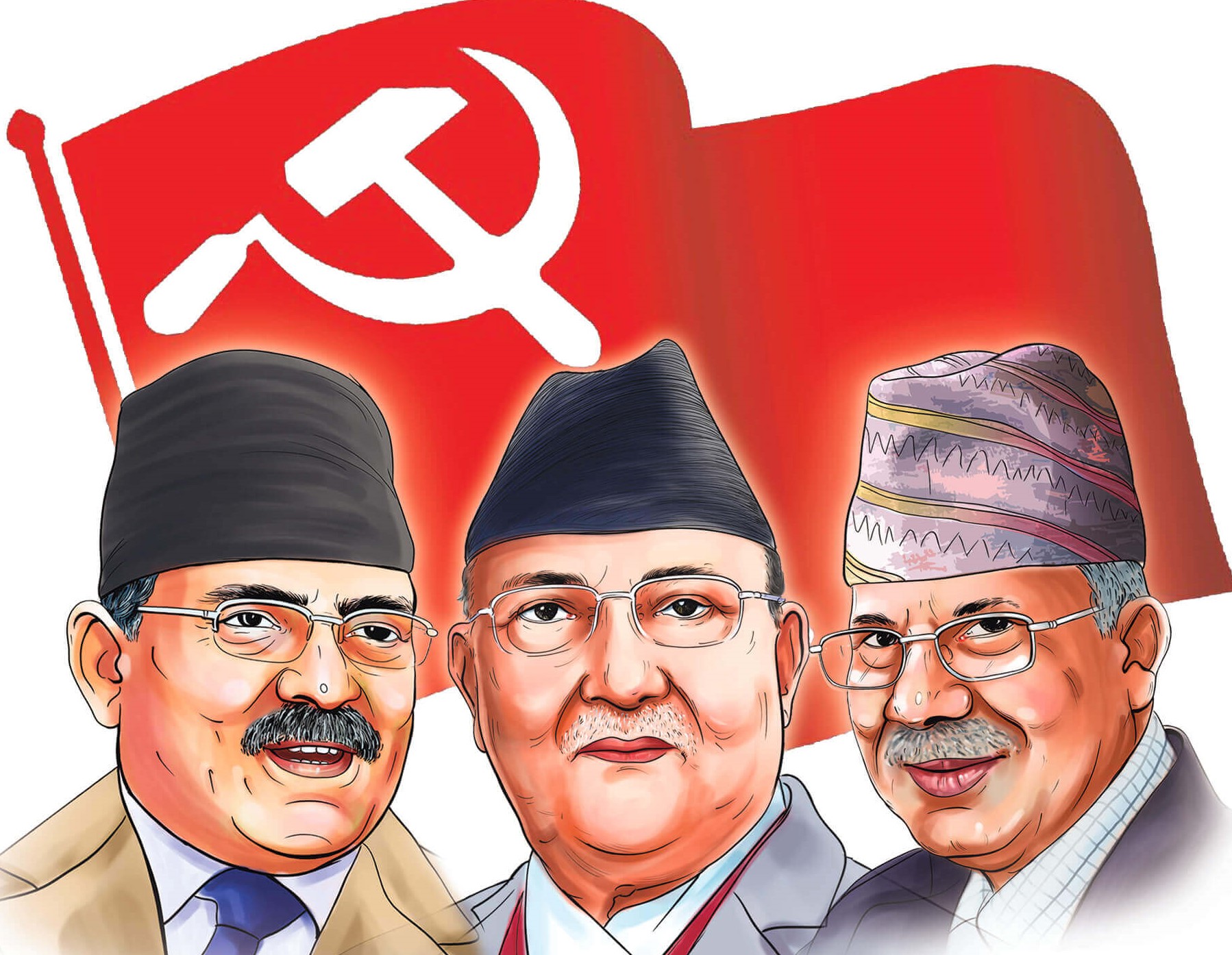‘नेपाल कम्युनिष्ट पार्टी’ कट्टेलका पक्षमा, ब्युतियो एमाले र माओवादी