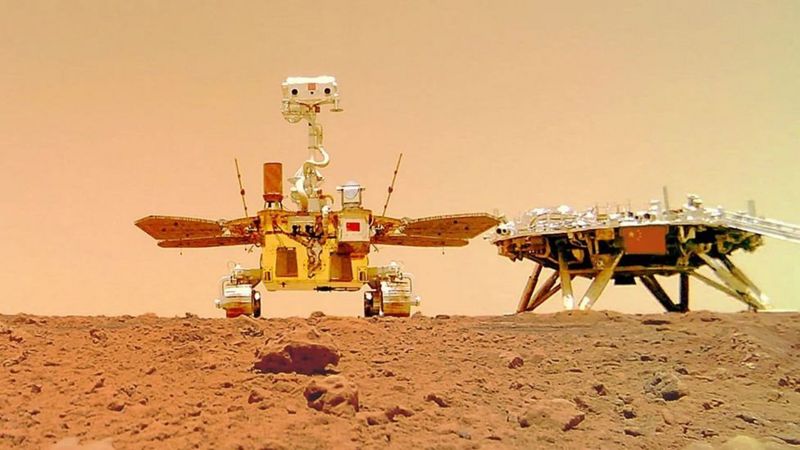 मंगल ग्रहमा जब चिनियाँ रोबर्टले खिच्यो सेल्फी, हेर्नुस् तस्विर