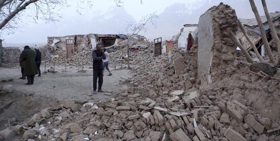 अफगानिस्तानमा भूकम्पमा परी मृत्यु हुनेको सङ्ख्या एक हजारभन्दा बढी पुग्यो