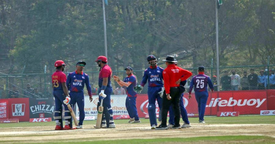 युएईलाई ९ रनले हराउँदै नेपाल विश्वकप छनौटमा, रच्यो इतिहास
