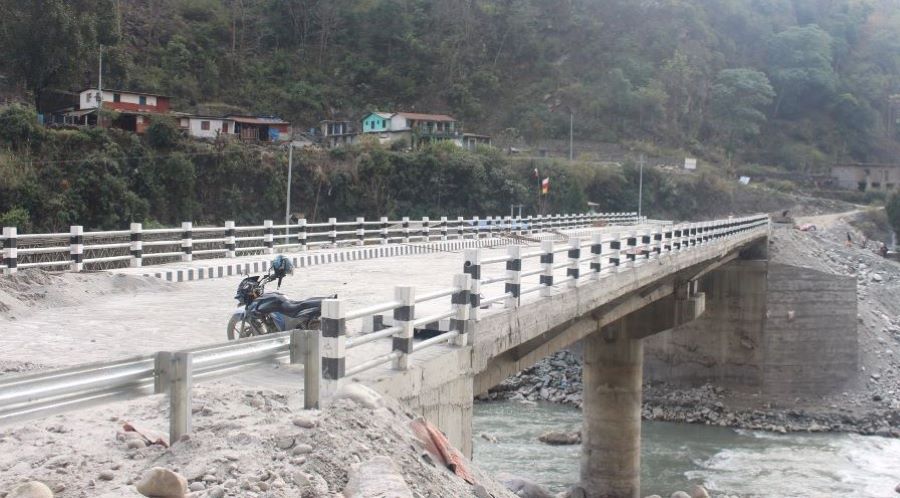 स्याङ्जाको बेल्टारी र पाल्पाको दर्पुक जोड्न नयाँ मोटरेवल पुल बनाइँदै