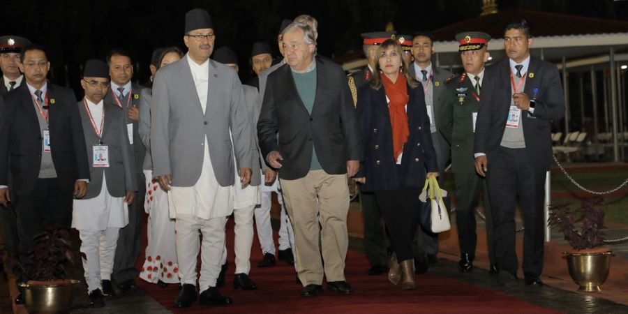 राष्ट्रसंघका महासचिवको लुम्बिनी भ्रमणः पर्यटन प्रवर्द्धन हुने विश्वास