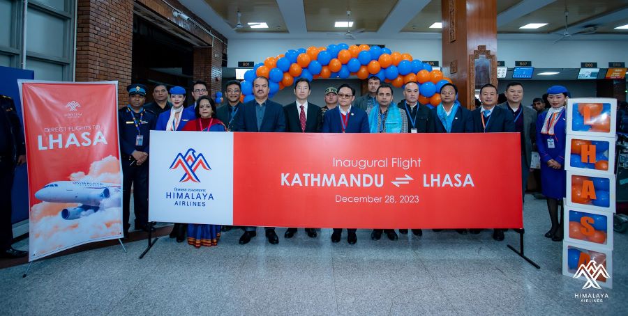 हिमालय एअरलाइन्सद्धारा काठमाडौं–ल्हासा–काठमाडौं उडान सेवा सुरु