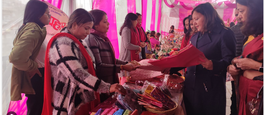 लुम्बिनी प्रदेशमा महिला उद्यमीद्वारा उत्पादित सामग्रीको १५ लाख बढीको कारोबार