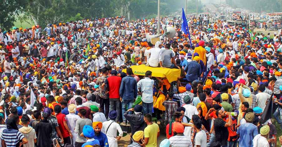 भारतमा पुन: किसान आन्दोलन सुरु, हजारौँ किसान दिल्लीतर्फ
