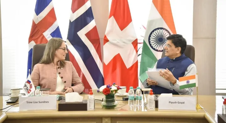 भारत र युरोपेली इएफटिएबीच १ सय अर्ब डलरको स्वतन्त्र व्यापार सम्झौता