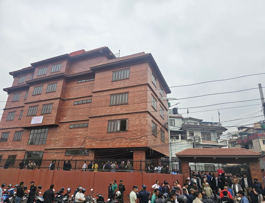 काठमाडौं महानगरको ७ करोड बढी लगानीमा निर्माण भएको वडा कार्यालय भवन उद्घाटन